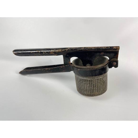 Vintage Potato Ricer by LF&C Connecticut; Decoratively Rusty - Picture 4 of 4